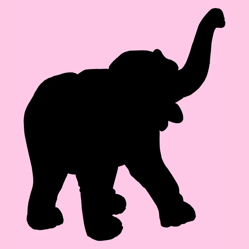 Joyeux jeune éléphant du cirque