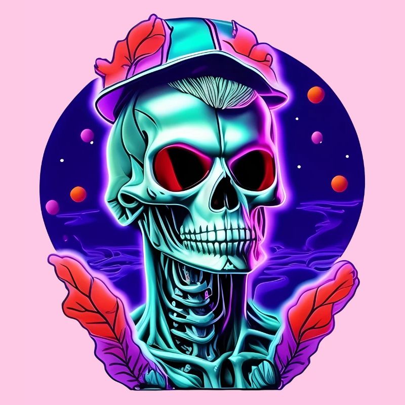 Skeleton with cap