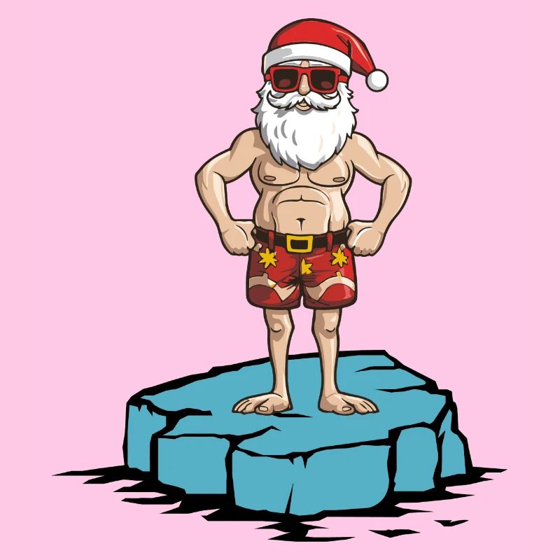 Weihnachtsmann Eisscholle