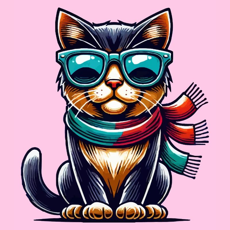 Lunettes de soleil chat BD
