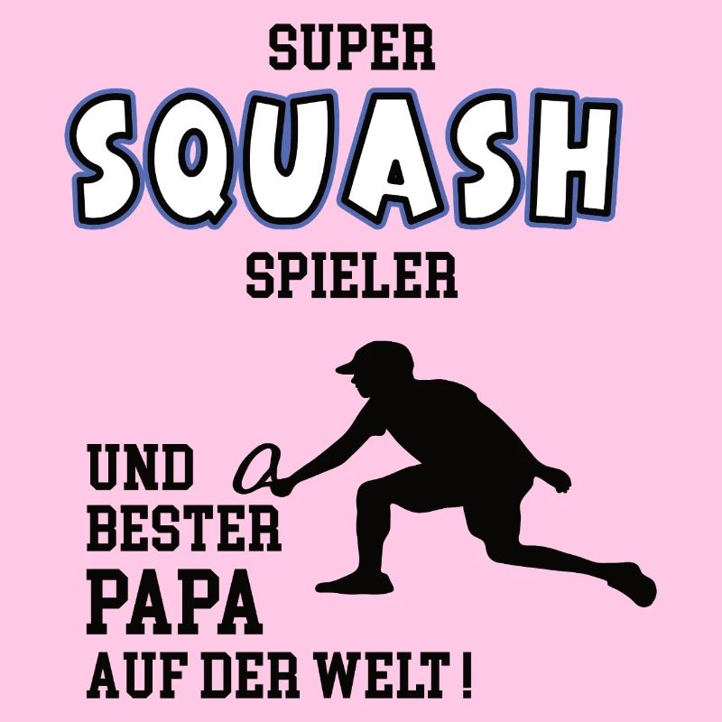 Squash Player Squasher Dad Father Man