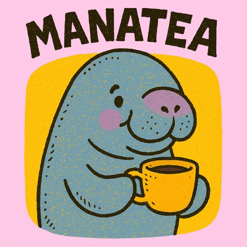 Manatea-Jubel: Manati schlürft Tee