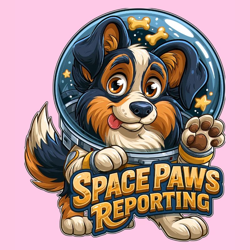 Cosmic Pup Space Paws Design