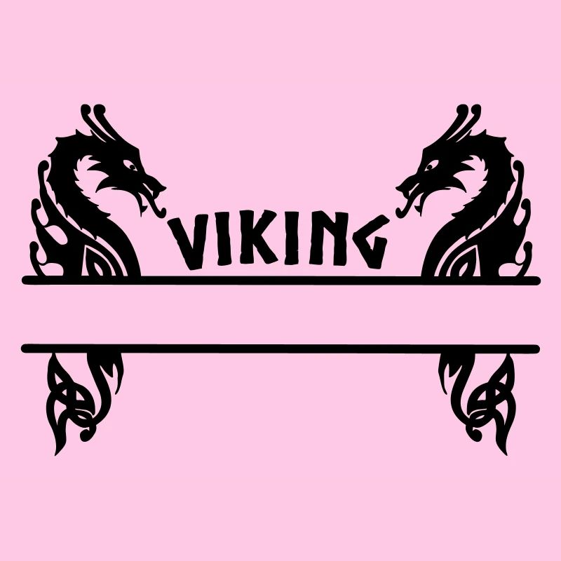 Wikinger zwei Drachen Banner