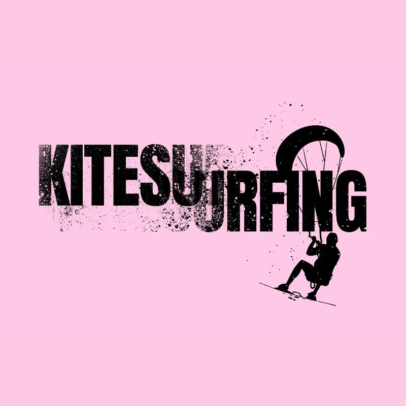 Schriftzug Kiesurfing 