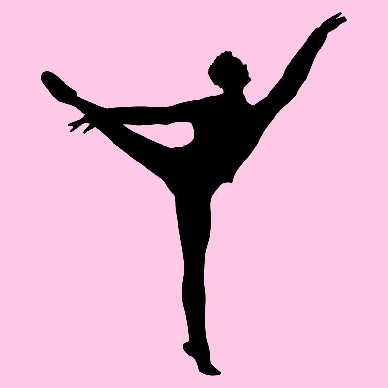 Danseuse de ballet vecteur Silhouette