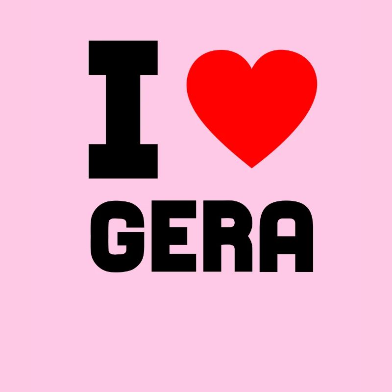I Love Gera Thuringia Gift idea hometown