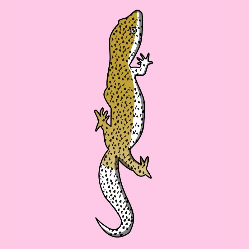 Eidechse - Gecko - Reptil - Geschenk - Echse