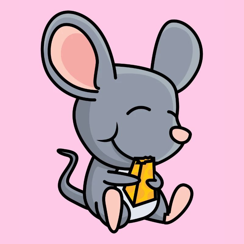 Mouse with cheese