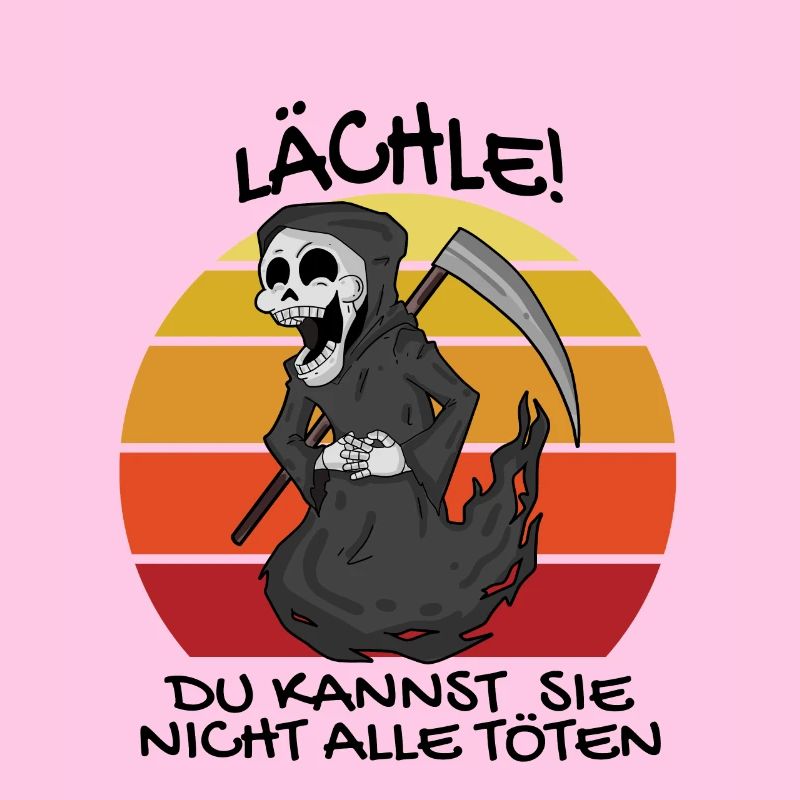 Sensenmann Retro Spruch lustig