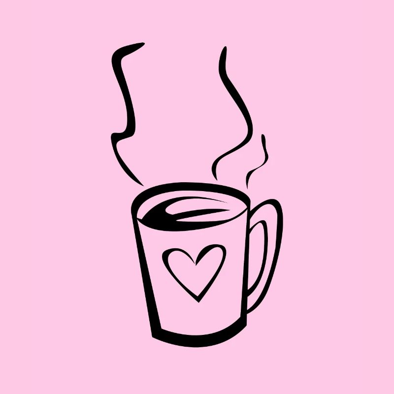 Café avec coeur