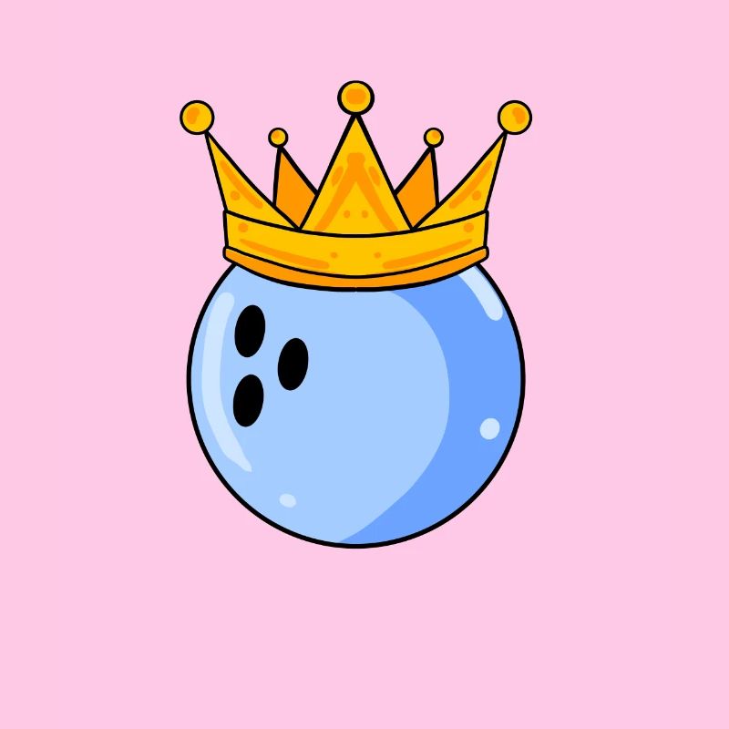 Bowling King - Boule de Bowling Roi Couronne