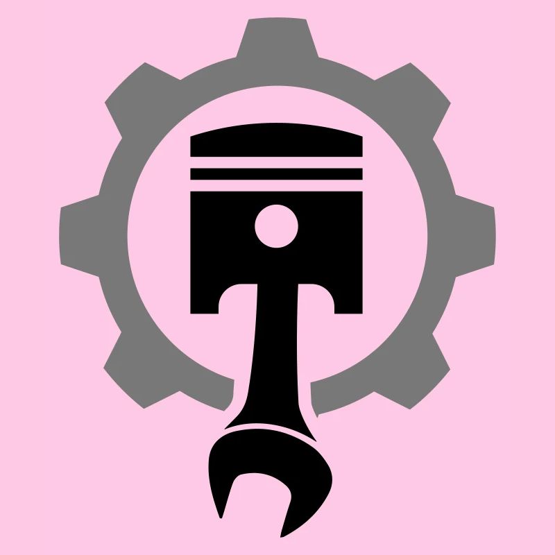 Engine, piston, gear