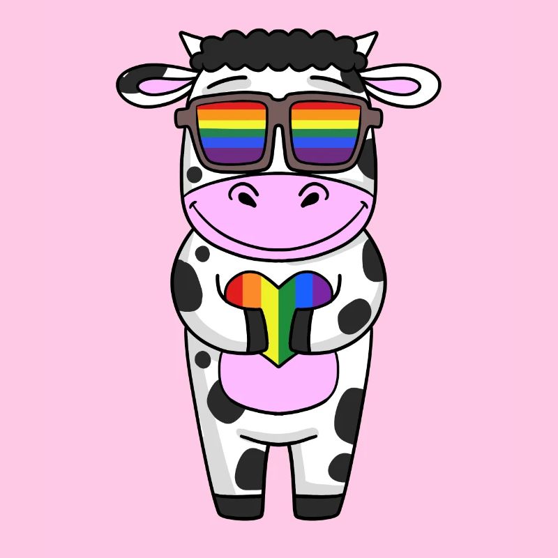 Kuh Regenbogen