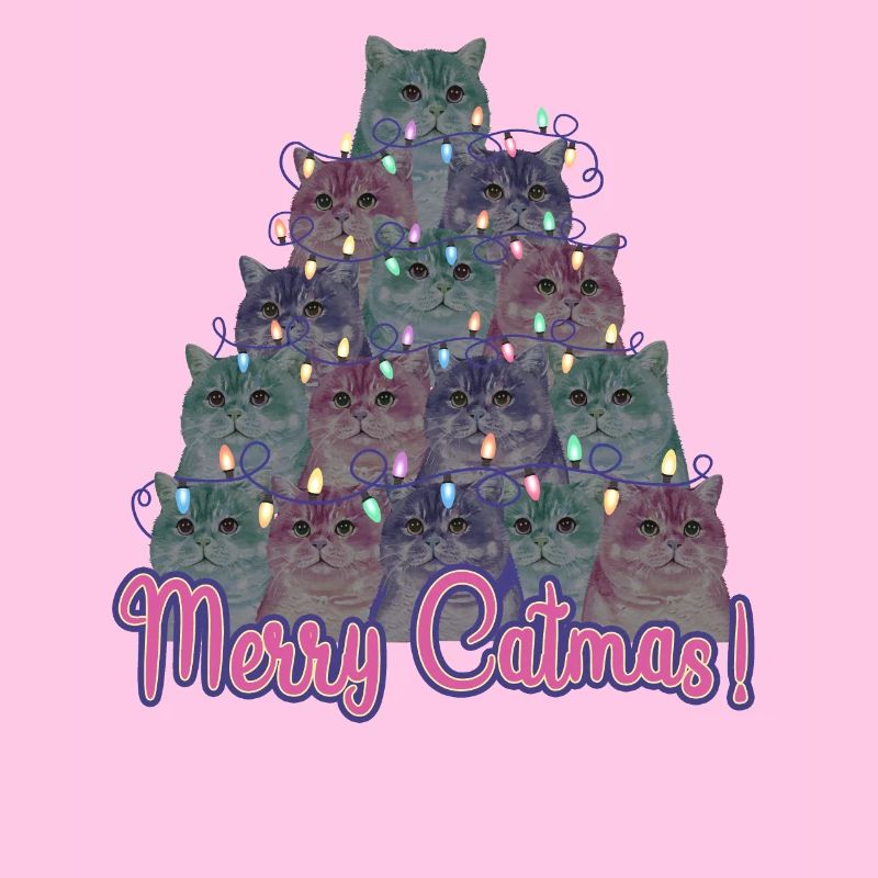 Joyeux Catmas Chats de Noël