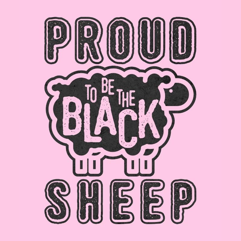Proud Black Sheep | Stolzes Schwarzes Schaf