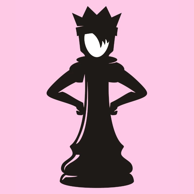 Wütende Schach Dame – Chess Queen Design