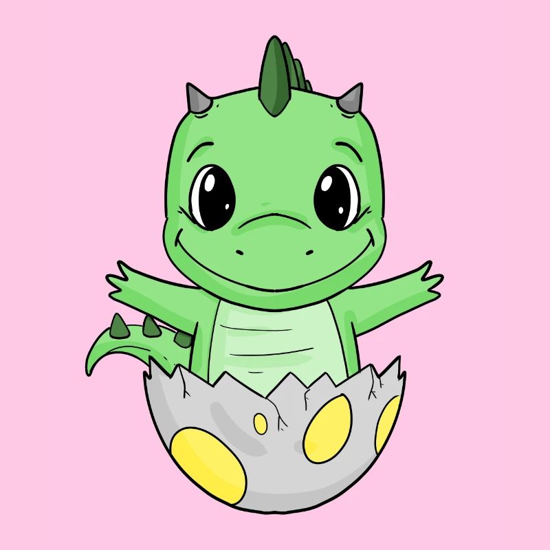 Naissance de bébé Oeuf Dino Naissance
