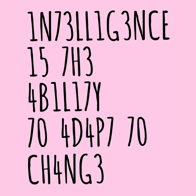 Intelligenz lustiger Spruch