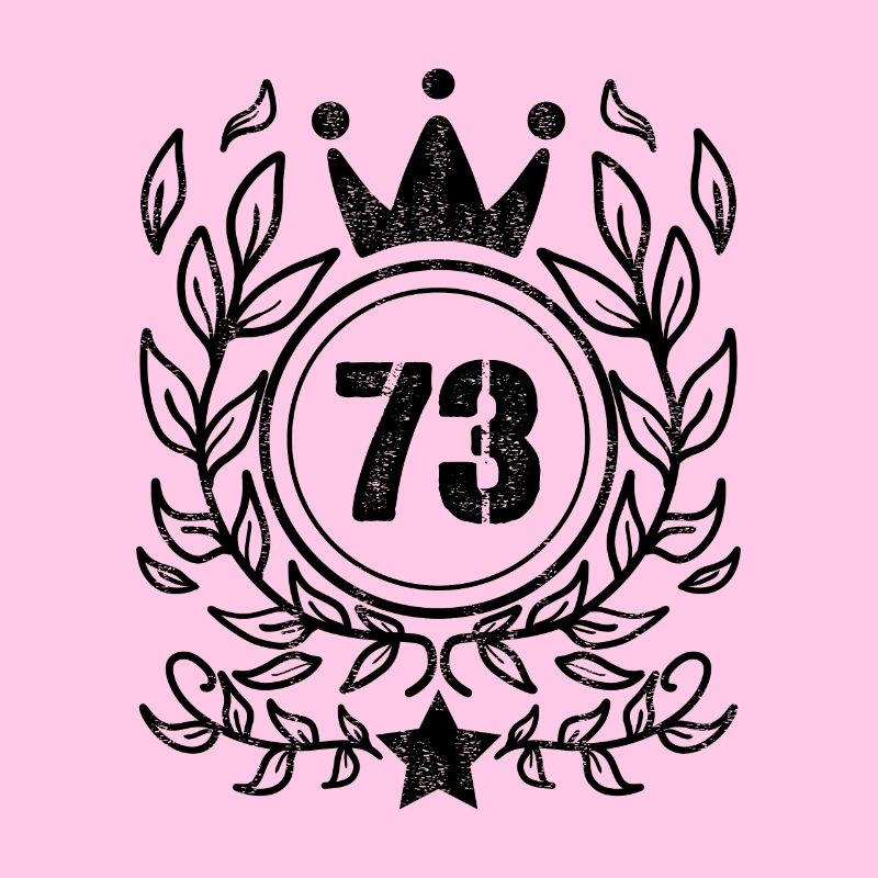 73 Couronne de numéro