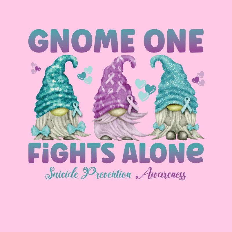 Gnome One Fights Suicide Prevention