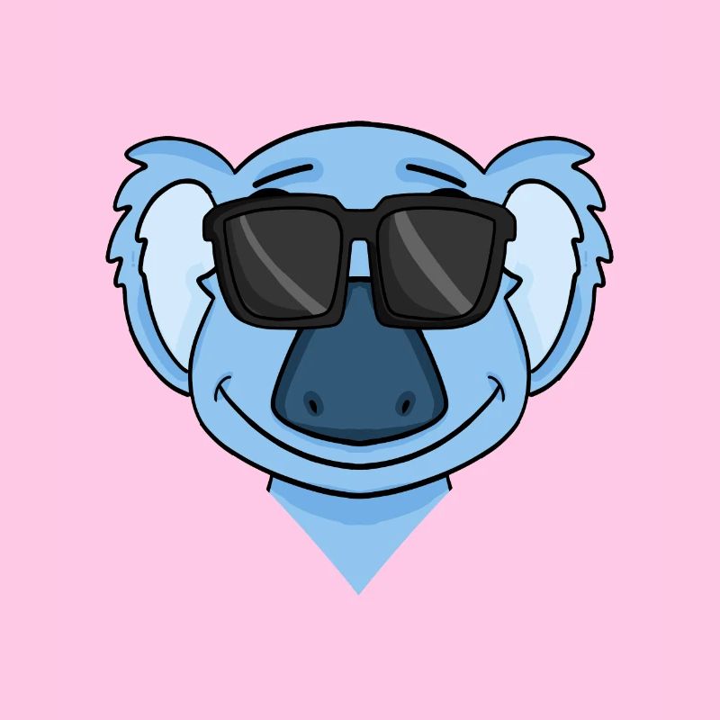 Koala mit Brille