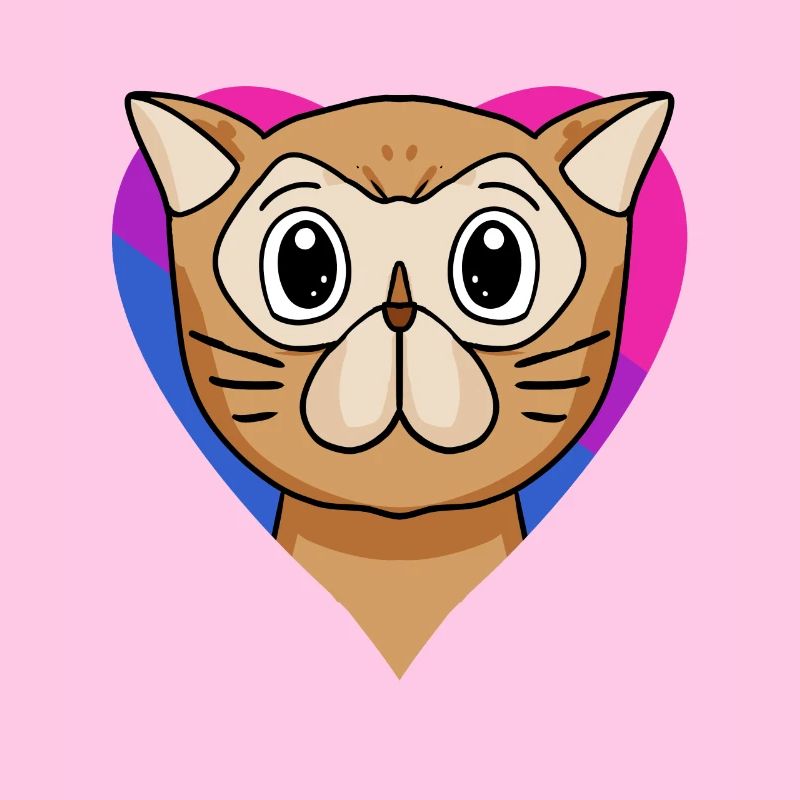 Cadeau de chat persan bisexuel