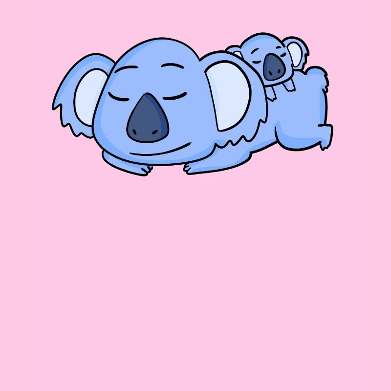 Papa Koala avec Bébé Koala