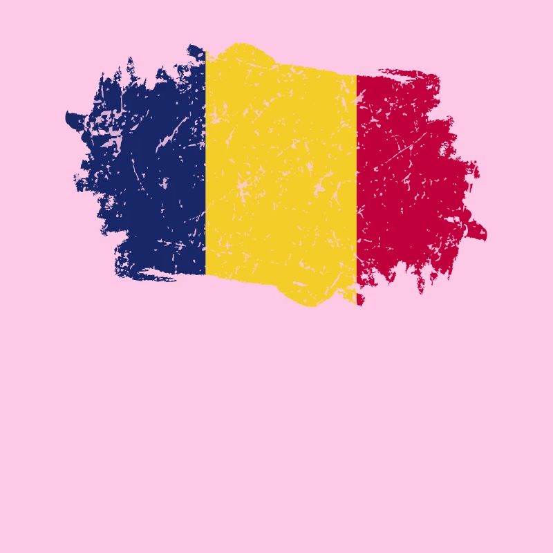 Drapeau du Tchad Grunge Drapeau du Tchad