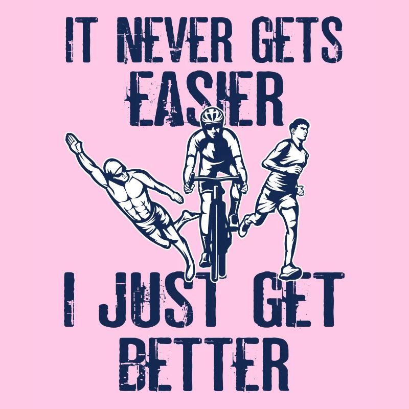 Ce ne sera jamais plus facile le triathlon