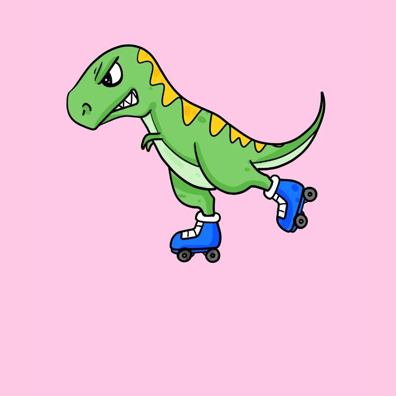 Dinosaur Skating