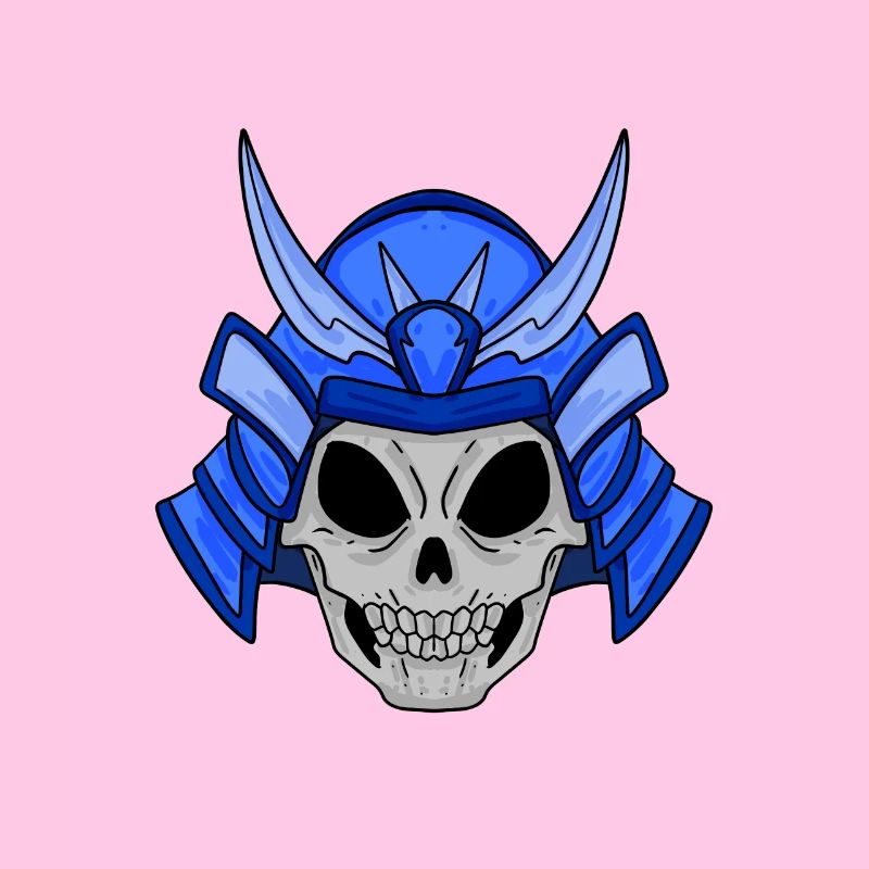 Samurai Schädel