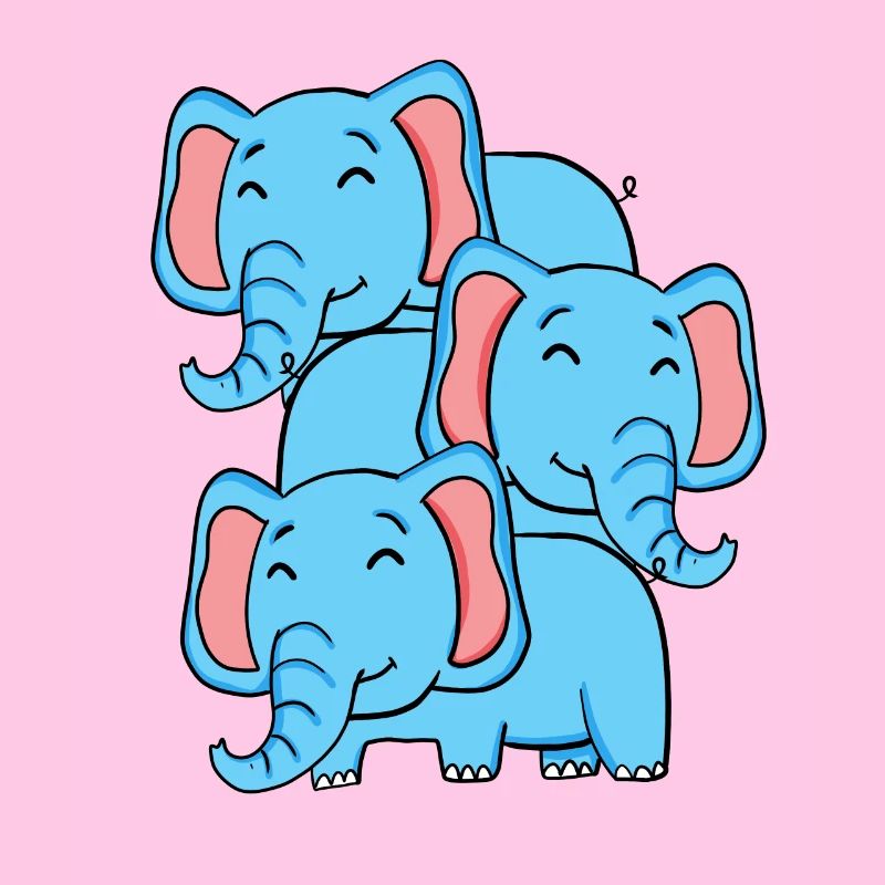 Cute Elephants - Elephant