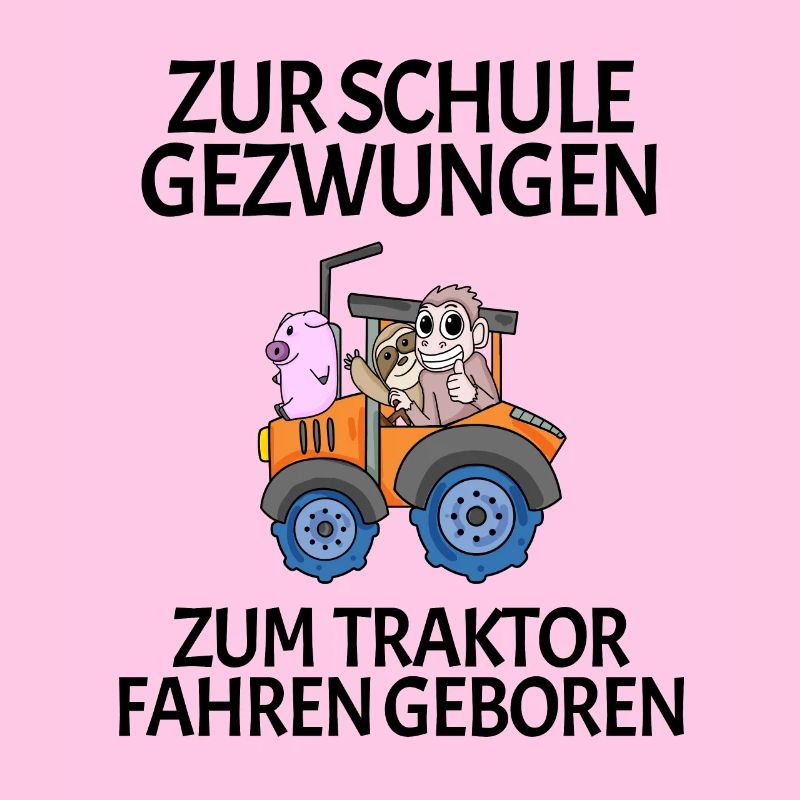 Schule Einschulung Traktor Geschenk Lustig
