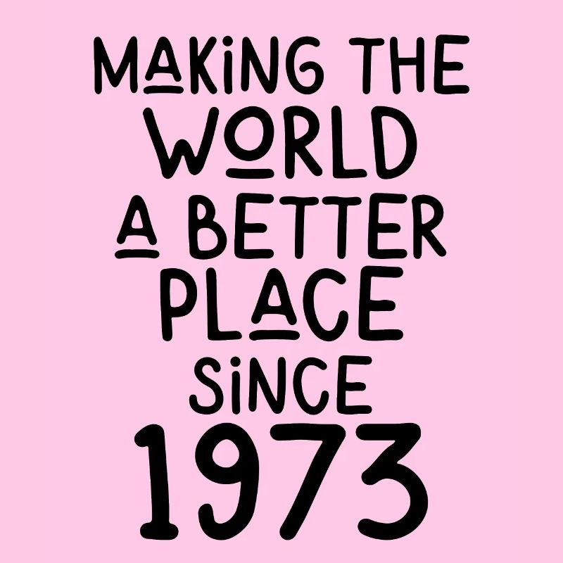 Making the World a better place since 1973