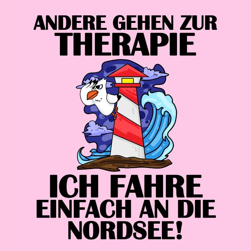Nordsee Leuchtturm Möwe