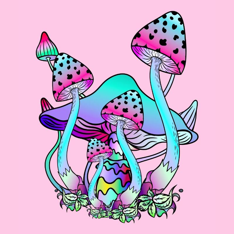 Zauberpilze psychedelische Pilzkunst