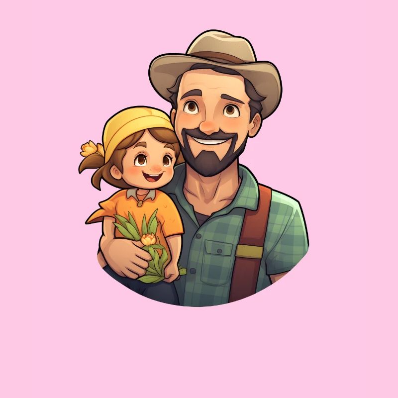 Frame Father & Daughter