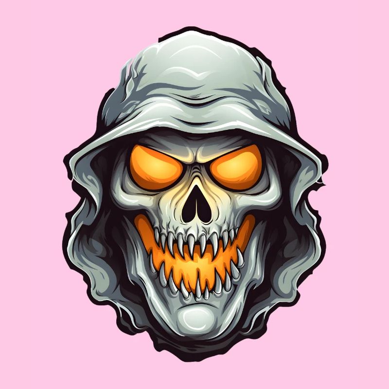 Squelette de crâne Halloween