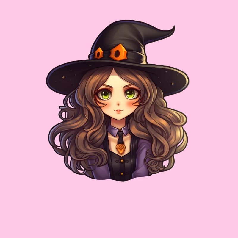 Sorcière mignonne Halloween