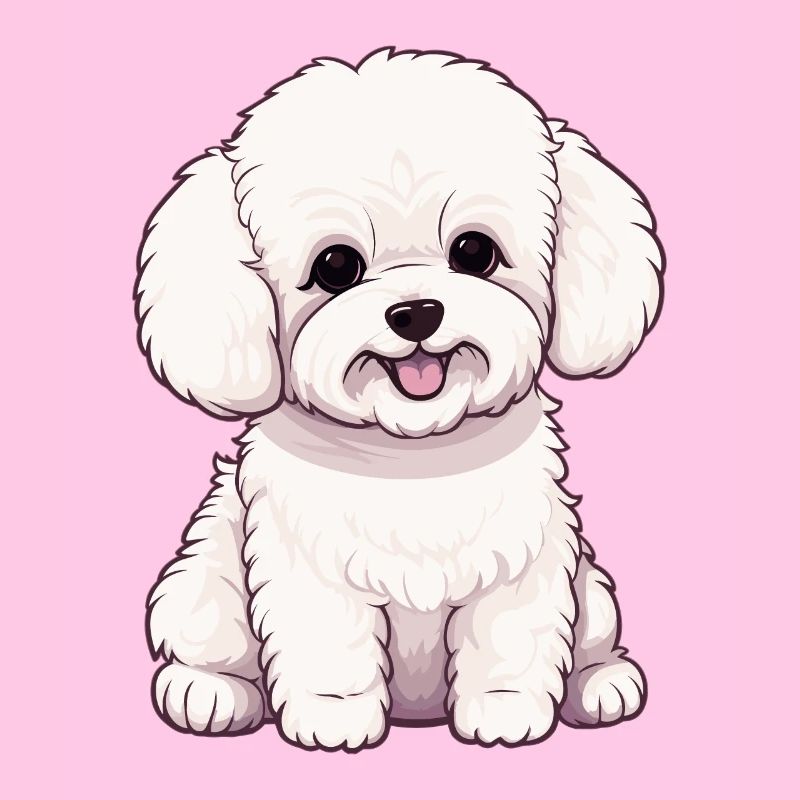 Hund Bichon Friesé