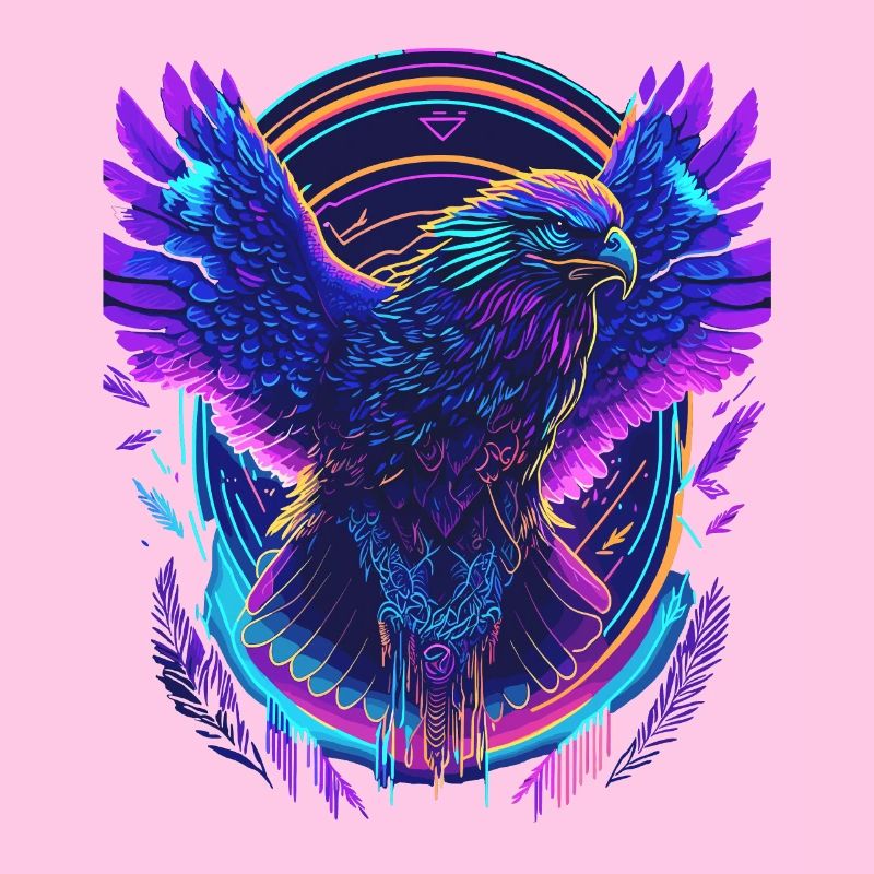 Fliegender Adler Synthwave