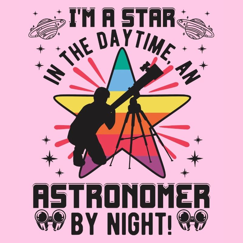 Tagsüber bin ich ein Star, nachts ein Astronom!