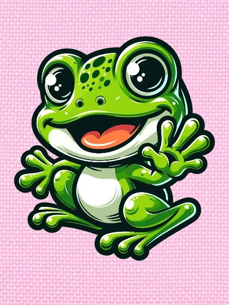 Frog Comic Cute Frog