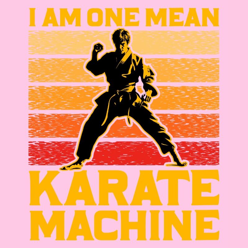 Ich bin eine gemeine Karatemaschine