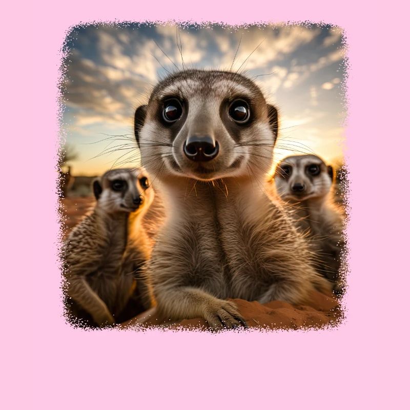 Meerkat realistic Erdmännchen