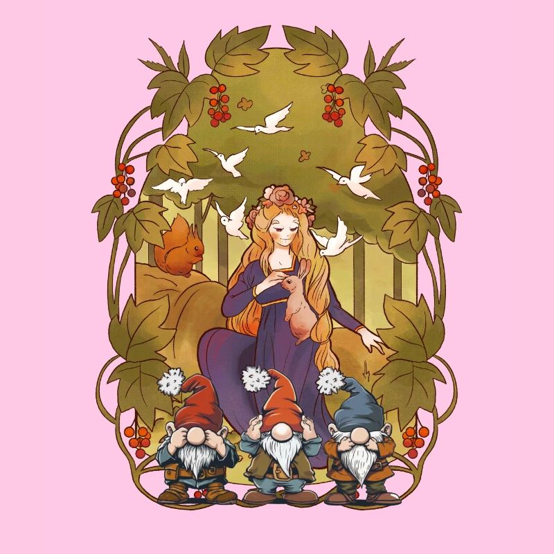 Waldbewohner Märchenfigur Kinder Märchen Zwerge