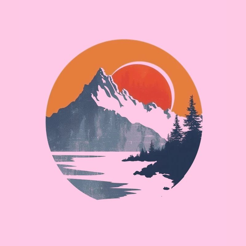 Adventure Mountains at Sunset