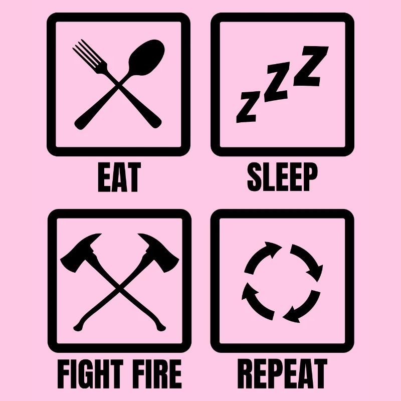 Routine quotidienne des pompiers