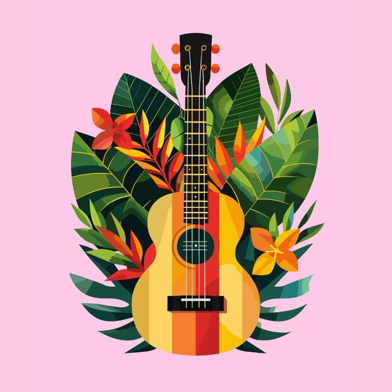 Ukulele Comic Look